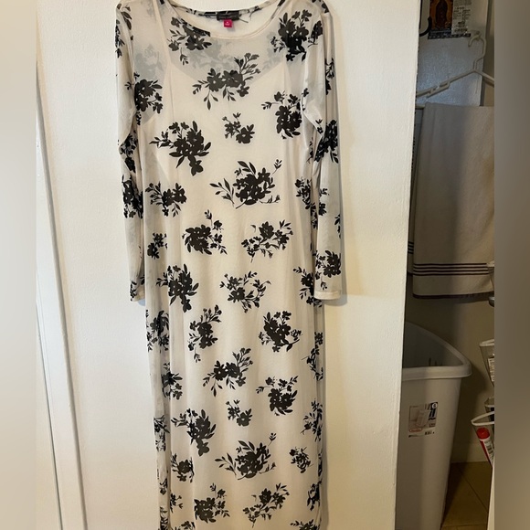 Vince Camuto Mesh Dress - Picture 1 of 5